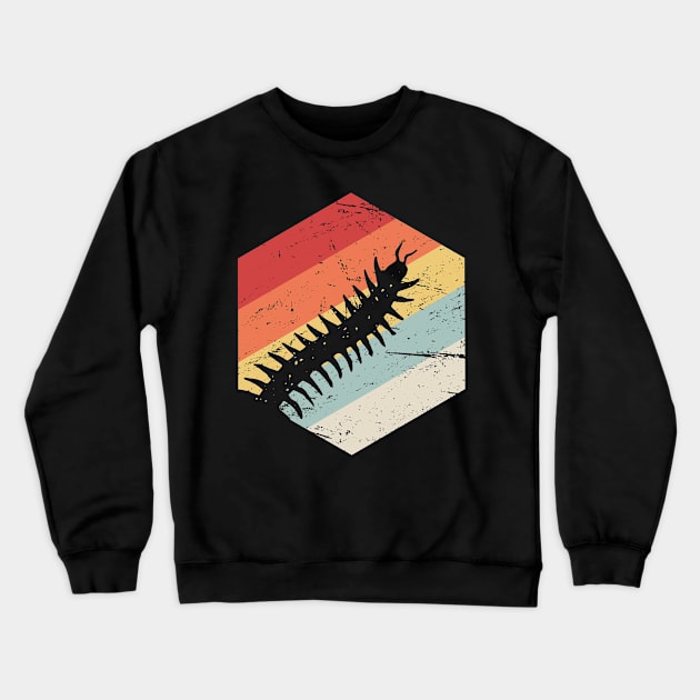 Retro 70s Centipede Crewneck Sweatshirt by MeatMan